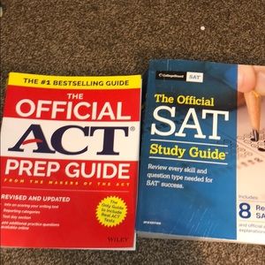ACT and SAT prep books